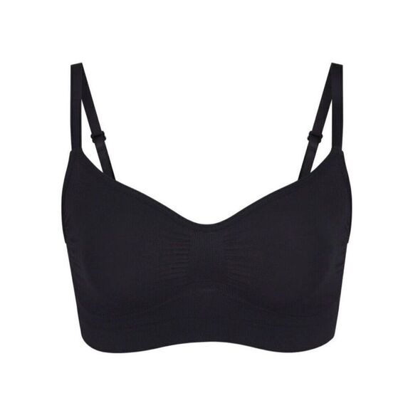 SKIMS Seamless Sculpt Bralette Strong Compression Onyx XXS / XS NWT in BOX - Picture 1 of 9